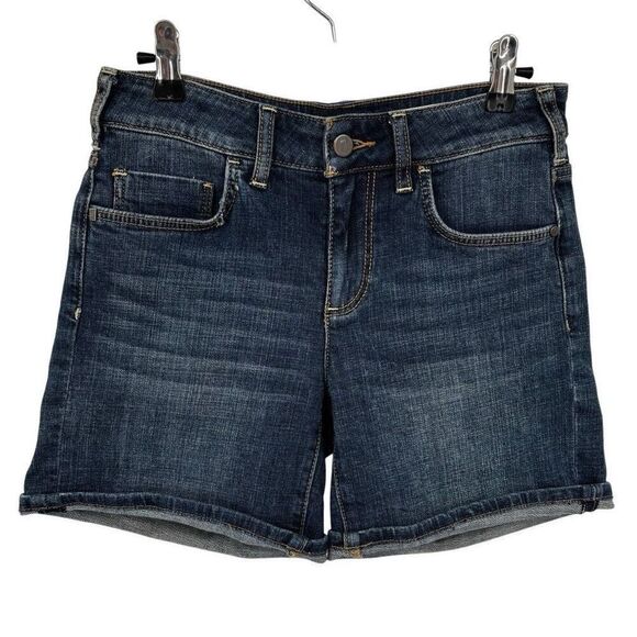 Anthropologie Pilcro and the Letterpress Script Denim Shorts Size 25 - Picture 1 of 7